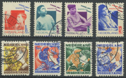 NIEDERLANDE 245-48A,253-56D O, 1931/2, Voor Het Kind, 2 Prachtsätze, Mi. 70.- - Altri & Non Classificati