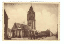 Verrebroek  Verrebroeck (Waes)  -  De Kerk En Omgeving - Beveren-Waas