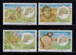 CUBA 1997 SCOTT 3877-3879,3881 CANCELLED - Used Stamps