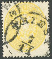ÖSTERREICH BIS 1867 24 O, 1863, 2 Kr. Gelb, K1 TRIEST, Pracht, Mi. 130.- - Other & Unclassified