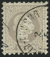 ÖSTERREICH 40IIa O, 1881, 25 Kr. Lilagrau, Feiner Druck, Pracht, Fotoattest Puschmann, Mi. 180.- - Other & Unclassified