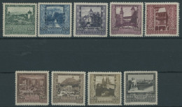 ÖSTERREICH 1918-1938 433-41 , 1923, Landeshauptstädte, Postfrischer Prachtsatz, Mi. 135.- - Otros & Sin Clasificación