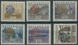 ÖSTERREICH 1918-1938 518-23 , 1931, Rotary, Falzrest, Prachtsatz - Andere & Zonder Classificatie