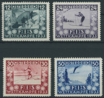 ÖSTERREICH 1918-1938 551-54 , 1933, FIS I, Postfrisch, Satz Feinst/Pracht, Mi. 650.- - Sonstige & Ohne Zuordnung