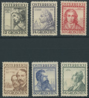 ÖSTERREICH 1918-1938 591-96 , 1934, Baumeister, Postfrischer Prachtsatz, Mi. 150.- - Altri & Non Classificati