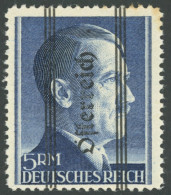 ÖSTERREICH 1945-1949 696IA , 1945, 5 RM Grazer Aufdruck, Type I, Postfrisch, Feinst (oben Rechts Etwas Stockig), Mi. 600 - Other & Unclassified