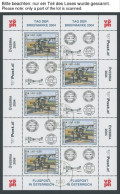 ÖSTERREICH AB 1950 A. 2460-2503KB O, 2004, Alle 4 Kleinbogen, Mit Ersttagsstempel, Pracht, Mi. 83.- - Other & Unclassified