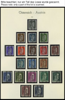 SAMMLUNGEN , Komplette Postfrische Sammlung Österreich Von 1945 (ab Mi.Nr. 660) Bis 1993 In 2 Leuchtturm Alben Mit Allen - Colecciones