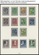 SAMMLUNGEN ,o , Fast Nur Postfrische Sammlung Österreich Von 1945-86 In 2 SAFE Falzlosalben Mit Vielen Guten Ausgaben, O - Sammlungen