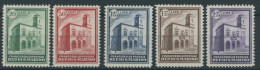 SAN MARINO 175-79 , 1932, Neues Postgebäude, Prachtsatz, Mi. 1300.- - Autres & Non Classés