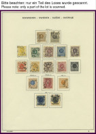 SAMMLUNGEN, LOTS O, 1872-1928, Sauberer Gestempelter Sammlungsteil (aus Mi.Nr. 17-212) Mit Guten Mittleren Ausgaben, Nac - Collections