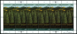 UNO - GENF 165/6KB , 1988, Rettet Den Wald Im Zusammendruckbogen, Pracht, Mi. 60.- - Sonstige & Ohne Zuordnung