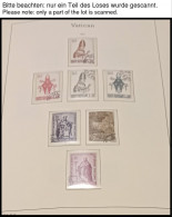 VATIKAN 423-1166 O, 1963-95, Scheinbar Komplette Saubere Sammlung Vatikan Im Neuwertigen Leuchtturm - Album, Mi. über 60 - Altri & Non Classificati