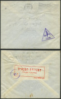 ISRAEL 1967, Dreieckiger Feldpoststempel 2648 Und Handschriftlicher Vermerk Aktiver Dienst Sowie Poststempel Von Haifa A - Lettres & Documents