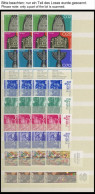 ISRAEL - SAMMLUNGEN, LOTS , 1968-73, Postfrische Dublettenpartie Israel Im Einsteckbuch, U.a. 4x Mi.Nr. 524-37 Und 3x 57 - Collezioni & Lotti