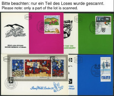 ISRAEL - SAMMLUNGEN, LOTS MK BRIEF, 1990, Kompletter Jahrgang Auf Maximumkarten, Pracht, Markenwert: Mi. 83.- - Collections, Lots & Series