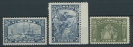KANADA 174-76 , 1933/4, 3 Postfrische Werte, Pracht - Andere & Zonder Classificatie