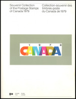 KANADA 715-757 , 1979, Kompletter Postfrischer Jahrgang Im Souvenirheft, Pracht - Autres & Non Classés