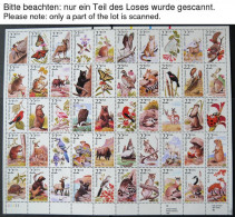 USA Aus 1203-Bl. 34 , Aus Scott 1633-2838, 1976-94, 8 Verschiedene Bogen Bzw. Doppelblocks, Fast Nur Prachterhaltung, $  - Strips & Multiples