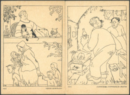 ALTE POSTKARTEN - VARIA 1928/30, 2 Ironische Lettische Gori-Künstlerkarten, Ungebraucht - Other & Unclassified