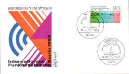 BERLIN FDC 1983 EXPO TELECOMMUNICATIONS - 1981-1990