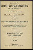 PHIL. LITERATUR Krötzsch-Handbuch Der Postfreimarkenkunde - Abschnitte X, Beide Mecklenburg, Mit Lichttafeln Schwerin I- - Filatelie En Postgeschiedenis