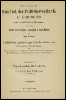 PHIL. LITERATUR Krötzsch-Handbuch Der Postfreimarkenkunde - Abschnitte X, Beide Mecklenburg, Mit Lichttafeln Schwerin I- - Philatelie Und Postgeschichte