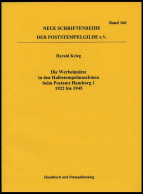 PHIL. LITERATUR Die Werbeinsätze In Den Halbstempelmaschinen Beim Postamt Hamburg 1 1922 Bis 1945, Handbuch Und Stempelk - Philatelie Und Postgeschichte