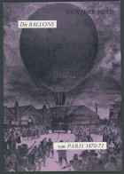 PHIL. LITERATUR Die Ballons Von Paris 1870-71, 1970, Gunther Heyd, 55 Seiten, Mit Einigen Abbildungen - Philatélie Et Histoire Postale