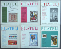 PHIL. LITERATUR Filateli - Kvartalsmagasin For Skandinaviske Samlere, Heft Nr. 2-5, 1970 Und Heft 1 Und 2, 1971, Mit Vie - Philately And Postal History