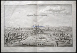 BORELEM, Gesamtansicht, Kupferstich Von Merian Um 1645 - Stampe & Incisioni