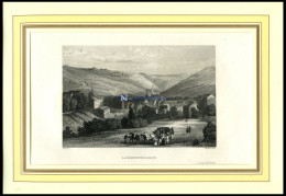LANGENSCHWALBACH, Gesamtansicht, Stahlstich Von Alt/Winkler Um 1840 - Prenten & Gravure
