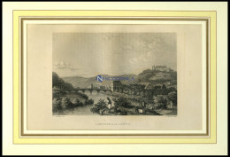 LIMBURG, Gesamtansicht, Stahlstich Von Schlickum/Winkles Um 1840 - Estampes & Gravures