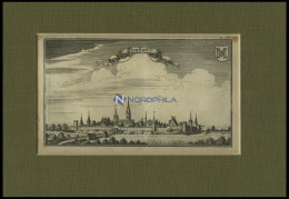 NEUSTADT/DONAU, Gesamtansicht, Kupferstich Von Ertl, 1687 - Estampas & Grabados