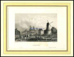 SOLINGEN, Gesamtansicht, Stahlstich Von Verhas/Winkles Um 1840 - Prenten & Gravure