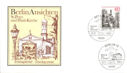 BERLIN FDC 1982 EGLISE SAINT SAINT PAUL - 1981-1990