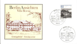 BERLIN FDC 1982 VILLA BORSIG - 1981-1990