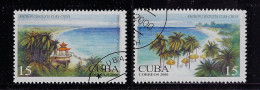 CUBA 2000 SCOTT 4108-4109 CANCELLED - Oblitérés