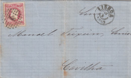 Portugal, Carta  Circulada De Lisboa Para A Covilhã Em 1869 - Brieven En Documenten