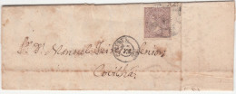 Espanha, Carta  Circulada De Badajoz Para A Covilhã Em 1869 - Cartas & Documentos