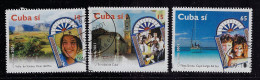 CUBA 2001 SCOTT 4166-4168 CANCELLED - Used Stamps