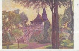 Cambodge - PNOM PENH , Le PNOM     -  ( Par Michel Salgé Peintre Franco  Viet Nnamien 1914 ) - Cambodge