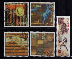 CUBA 2001 SCOTT 4195-4199 CANCELLED - Usati