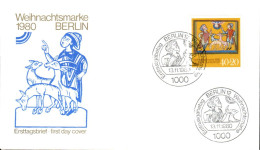 BERLIN FDC 1980 NOEL - 1981-1990