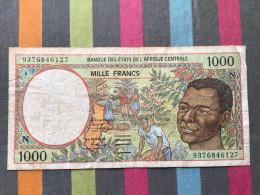 AFRIQUE CENTRALE Billet De 1000 Francs - Estados Centroafricanos