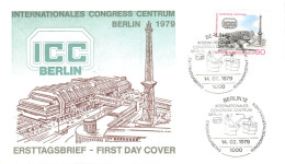 BERLIN FDC 1979 CENTRE DES CONGRES - 1971-1980