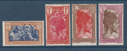 Madagascar - YT N° 279 à 283 ** Manque N° 280 - Neuf Sans Charnière - 1943 1944 - Unused Stamps