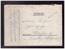 Dt- Reich GG (023178) Feldpostbrief Krakau II Mit Leitpunktstempel Vom 25.2.1940 Mit Inhalt - Feldpost 2. Weltkrieg