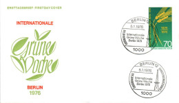 BERLIN FDC 1976 SEMAINE VERTE - 1971-1980