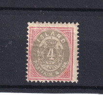 Iceland/Island 1896 4a MH 15400 - Neufs
